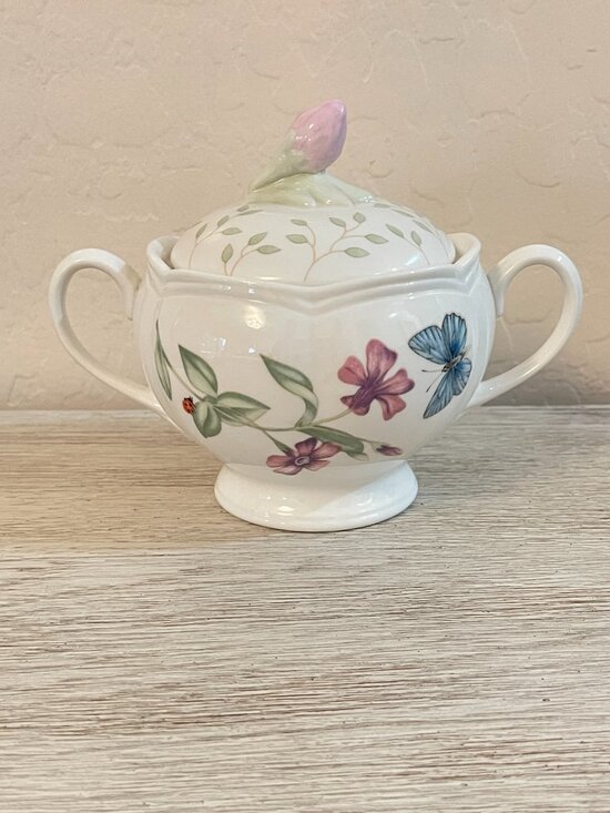 Lenox Other - New Lenox Butterfly Meadow Sugar Bowl Dish